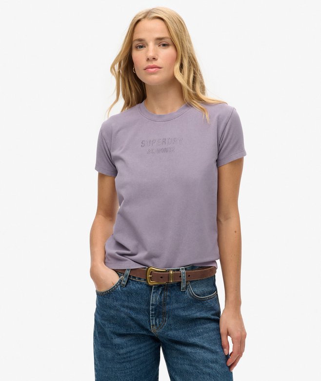 superdry Camiseta ajustada gráfica Sport Luxe