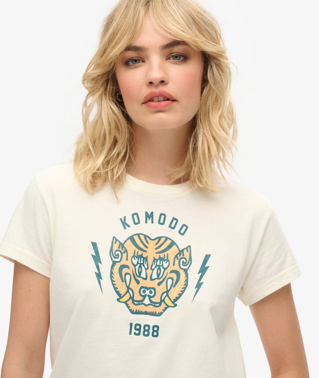 Superdry Camiseta Ajustada Superdry X Komodo Tiger