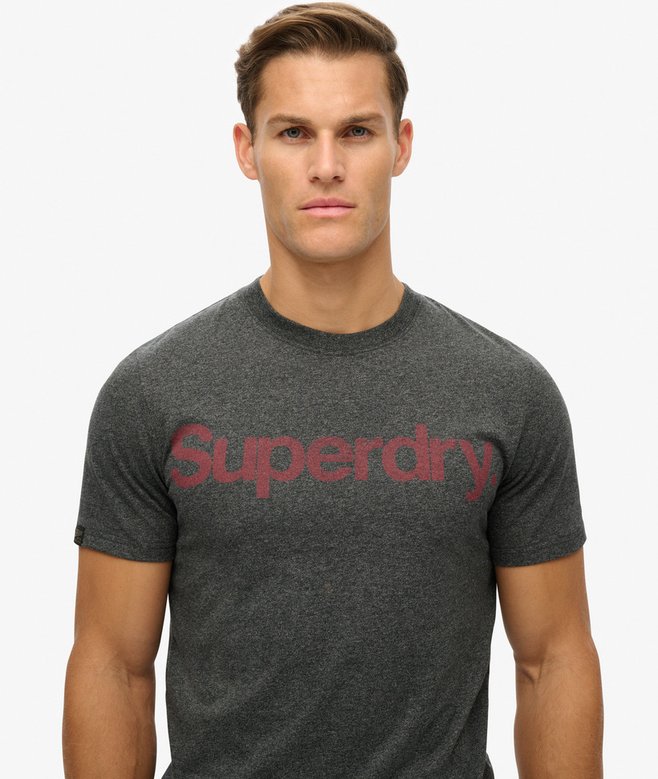 Superdry Camiseta Clásica Con Logotipo Core