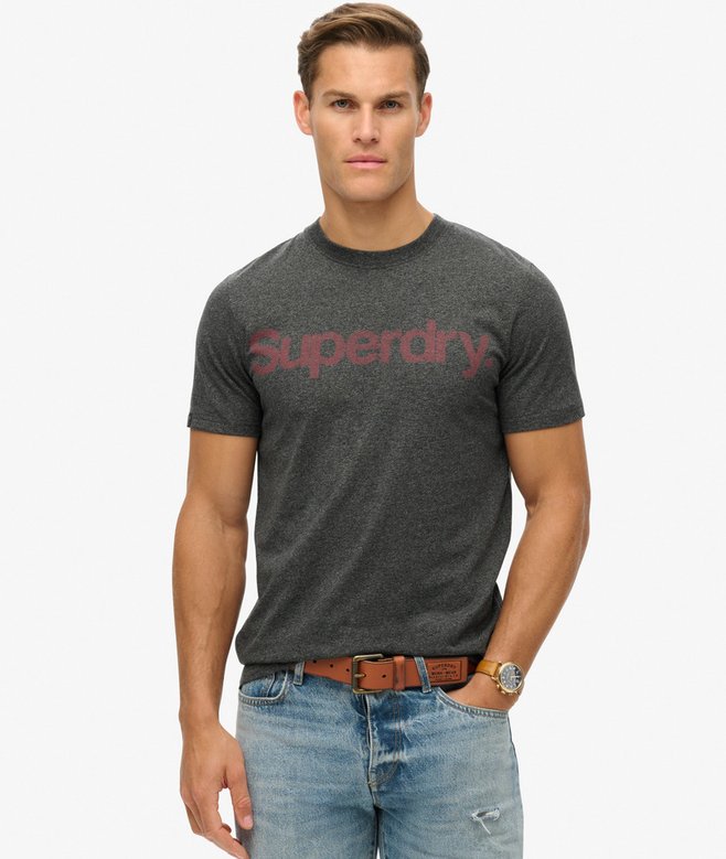 superdry Camiseta clásica con logotipo Core
