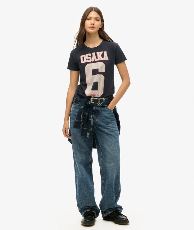Superdry Camiseta Con Adornos Osaka 6 90s