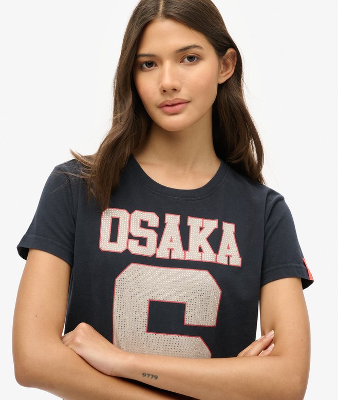Superdry Camiseta Con Adornos Osaka 6 90s