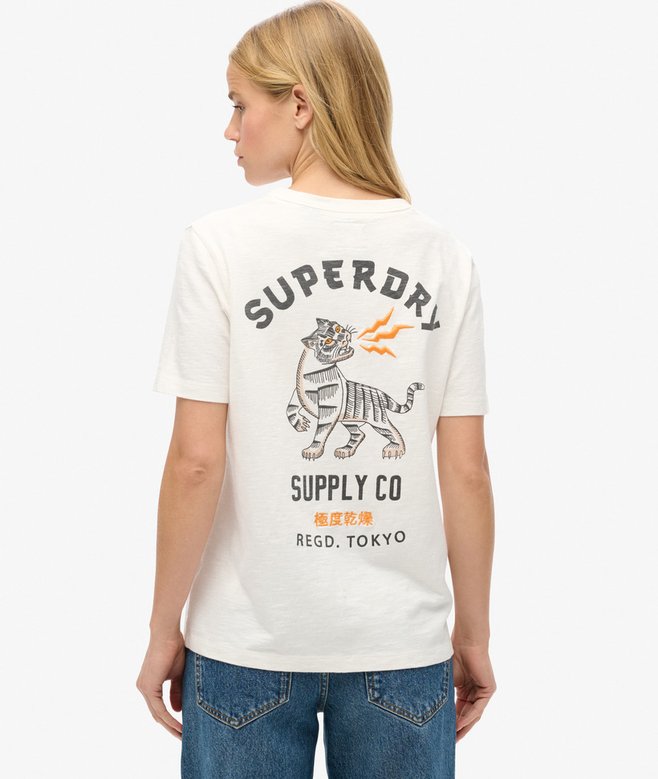 Superdry Camiseta Con Bolsillo Y Bordado Workwear