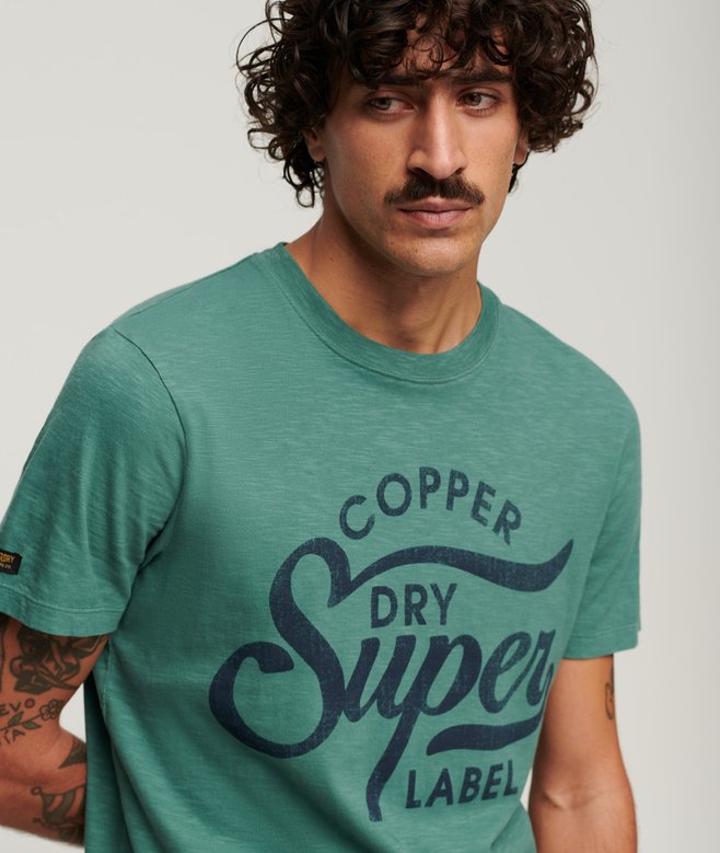 Superdry Camiseta Con Estampado Copper Label