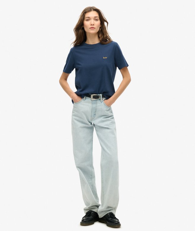 Superdry Camiseta Con Logotipo Bordado Essential