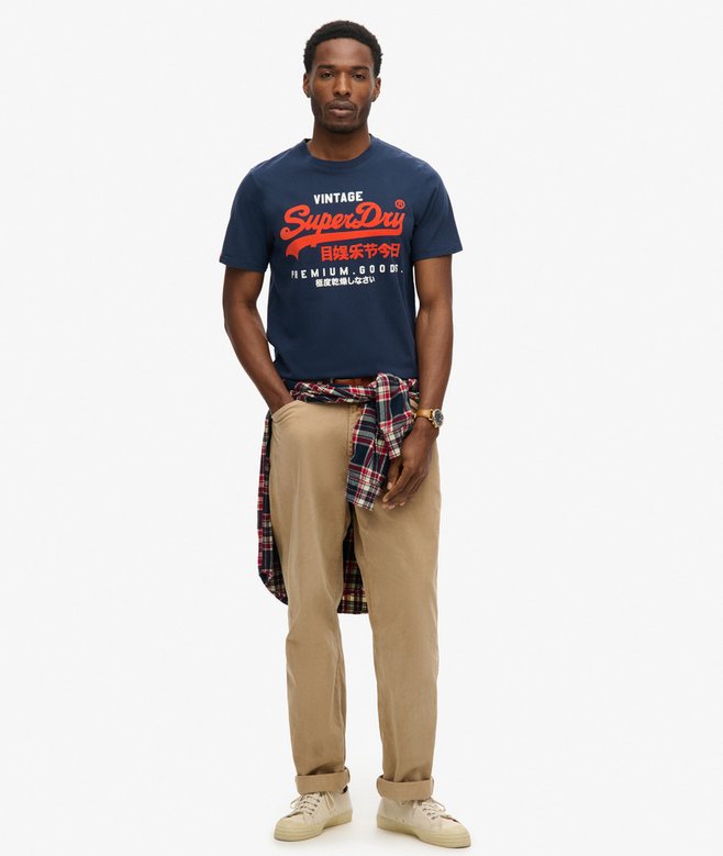 Superdry Camiseta Con Logotipo Duo Vintage