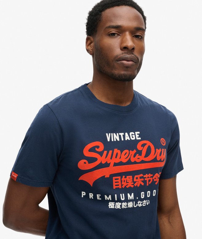 Superdry Camiseta Con Logotipo Duo Vintage