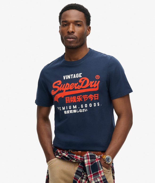 superdry Camiseta con logotipo Duo Vintage