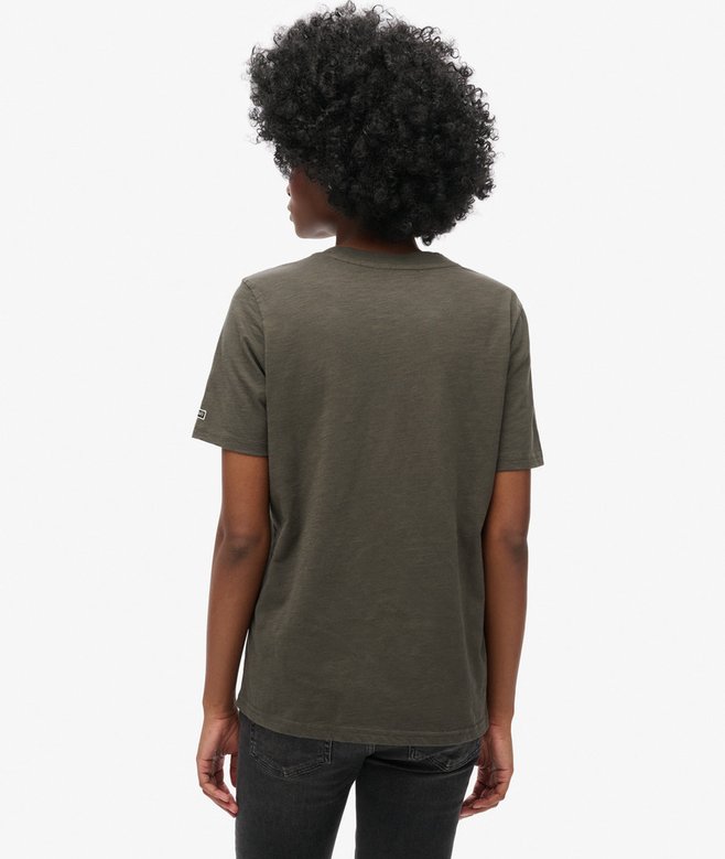 Superdry Camiseta Con Logotipo Gráfico Y Adornos