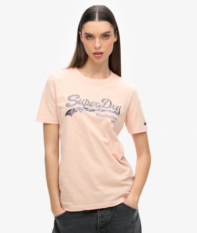 superdry Camiseta con logotipo Vintage Borough