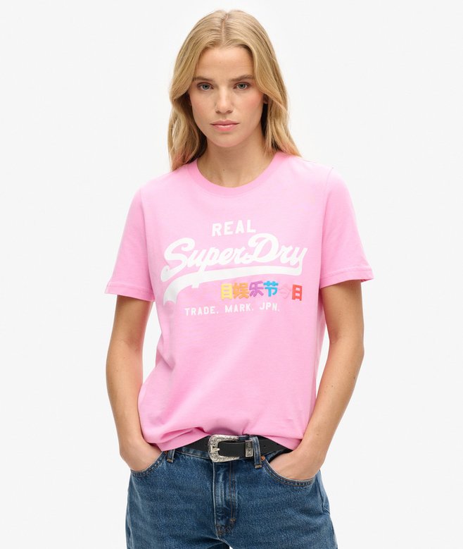 superdry Camiseta con logotipo Vintage Pop Entry