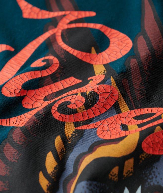 Superdry Camiseta Con Motivo De Tatuaje Script