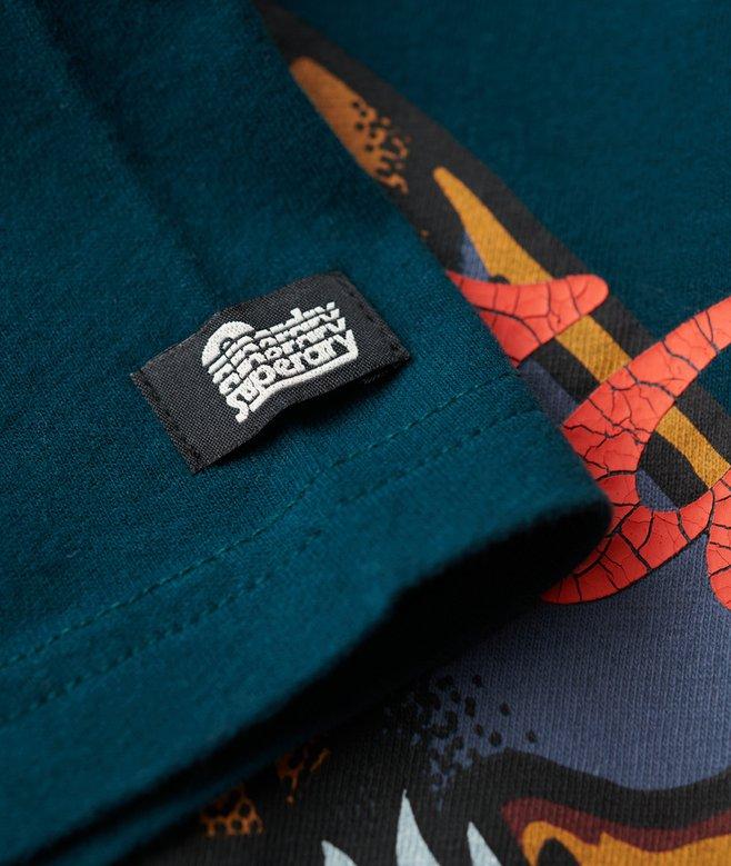 Superdry Camiseta Con Motivo De Tatuaje Script