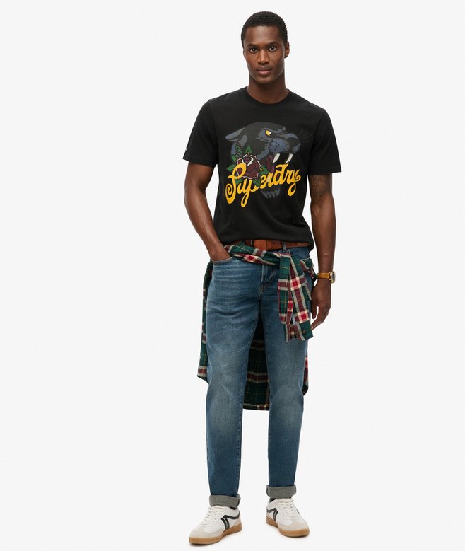 Superdry Camiseta Con Motivo De Tatuaje Script