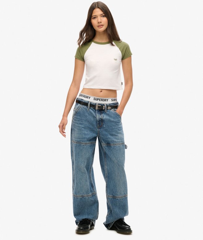 Superdry Camiseta Corta Baseball Baby