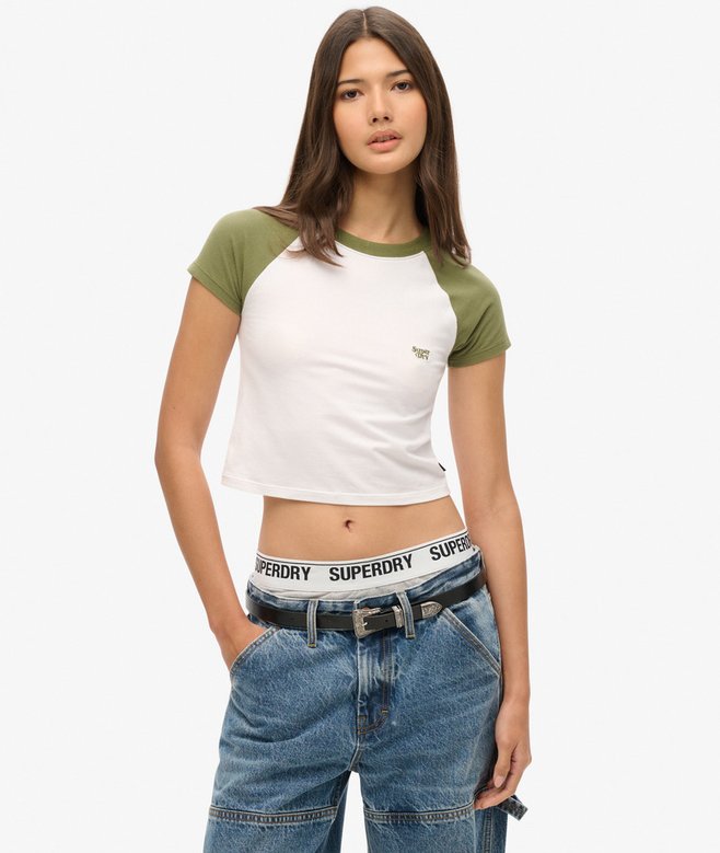 superdry Camiseta corta Baseball Baby