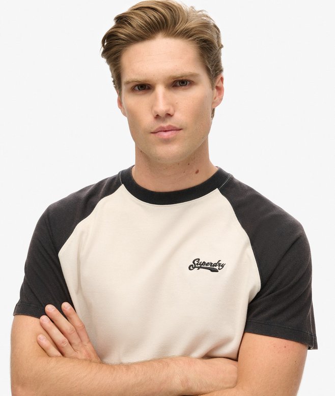 Superdry Camiseta De Béisbol Con Logo Essential