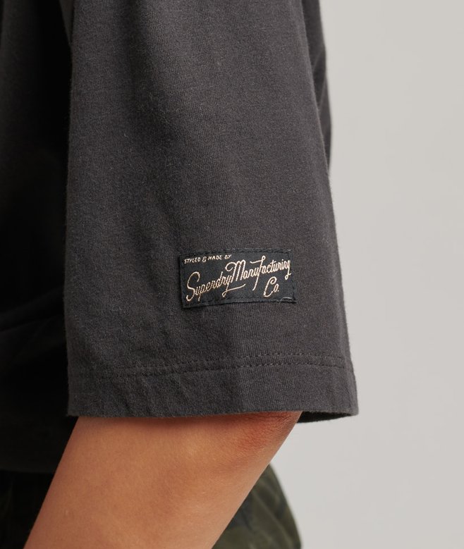 Superdry Camiseta De Corte Cuadrado Vintage Logo