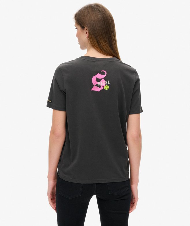 Superdry Camiseta De Corte Holgado Lo-Fi Punk