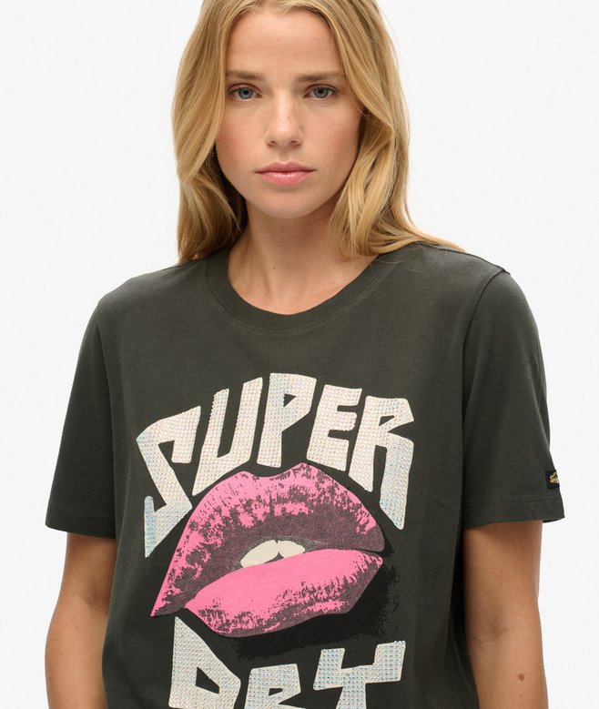 Superdry Camiseta De Corte Holgado Lo-Fi Punk
