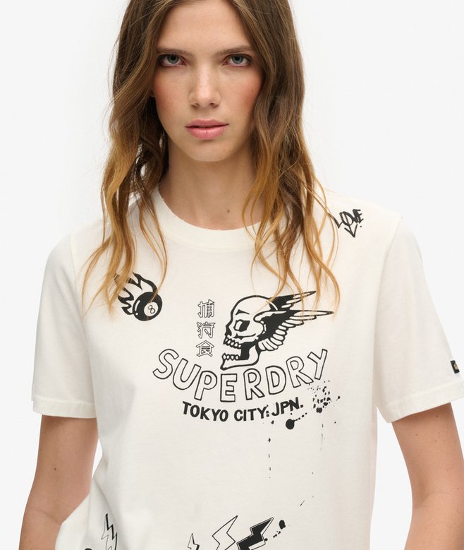 Superdry Camiseta De Corte Holgado Lo-Fi Punk