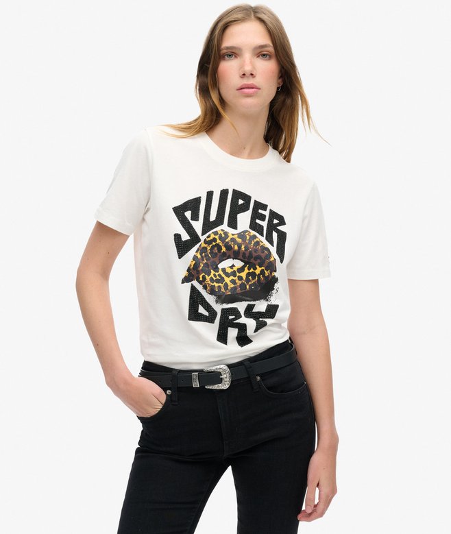 superdry Camiseta de corte holgado Lo-Fi Punk