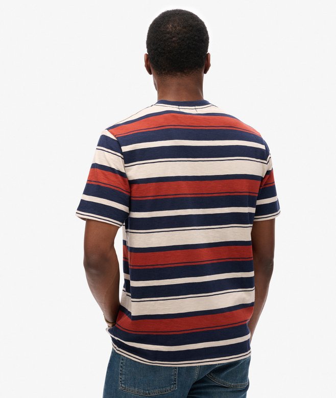 Superdry Camiseta De Corte Relajado A Rayas