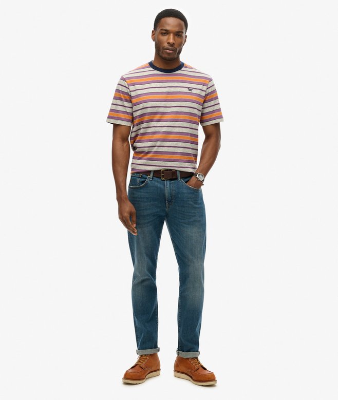 Superdry Camiseta De Corte Relajado A Rayas