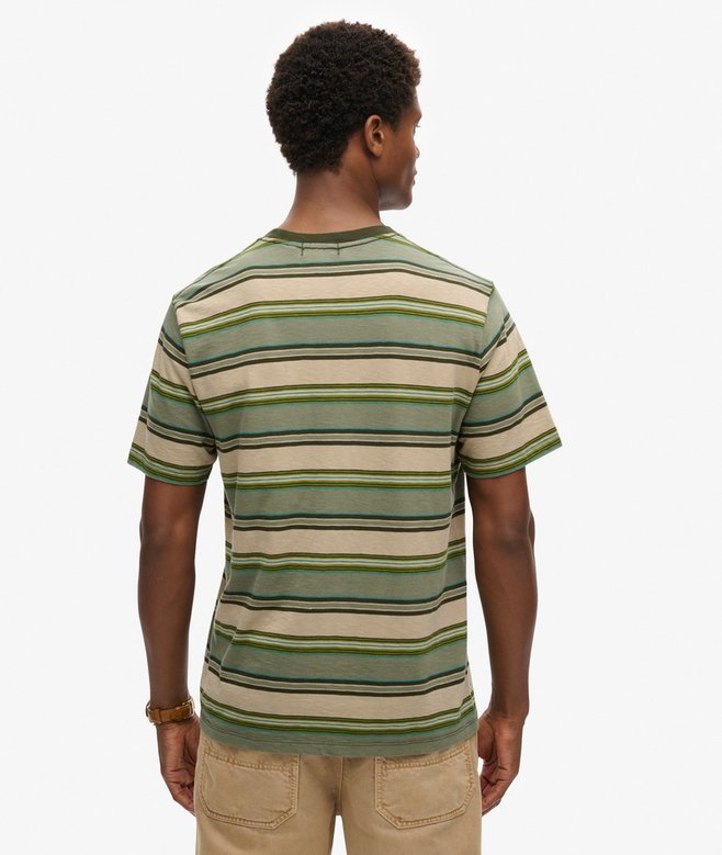Superdry Camiseta De Corte Relajado A Rayas