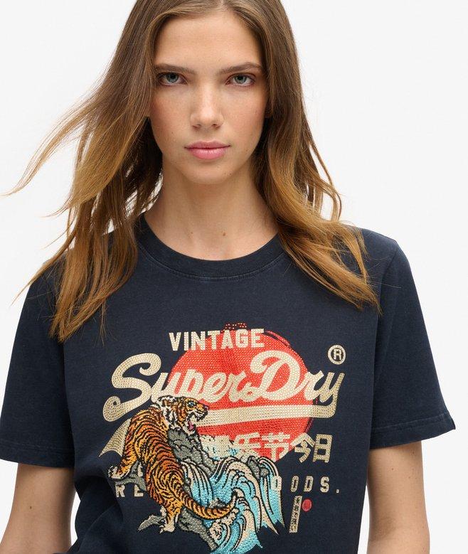 Superdry Camiseta De Corte Relajado Tokyo