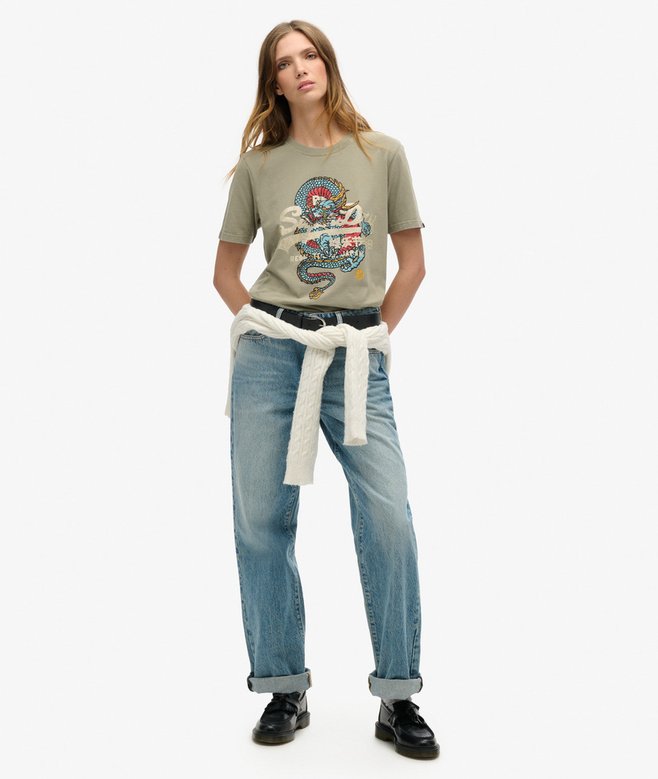 Superdry Camiseta De Corte Relajado Tokyo
