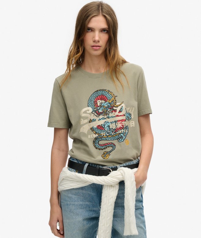 superdry Camiseta de corte relajado Tokyo