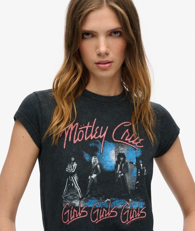 Superdry Camiseta De Manga Casquillo Motley Crue