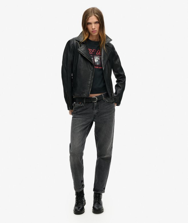 Superdry Camiseta De Manga Casquillo Motley Crue