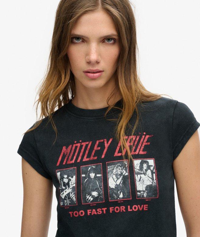 Superdry Camiseta De Manga Casquillo Motley Crue