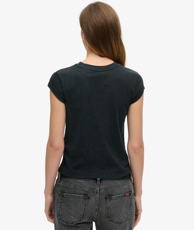 Superdry Camiseta De Manga Casquillo Motley Crue