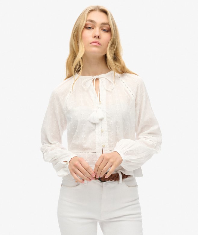 superdry Camiseta de playa de algodón