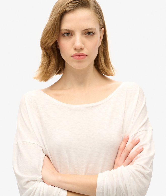 Superdry Camiseta De Punto De Manga Larga