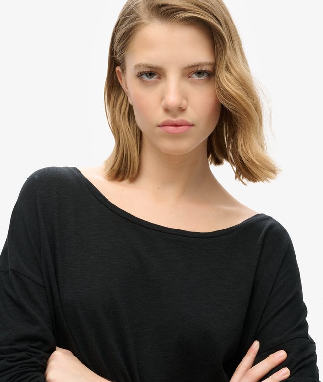 Superdry Camiseta De Punto De Manga Larga