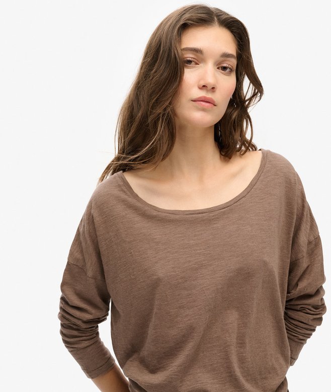 Superdry Camiseta De Punto De Manga Larga