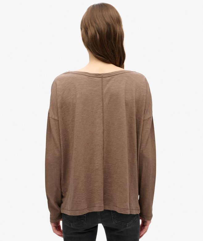 Superdry Camiseta De Punto De Manga Larga