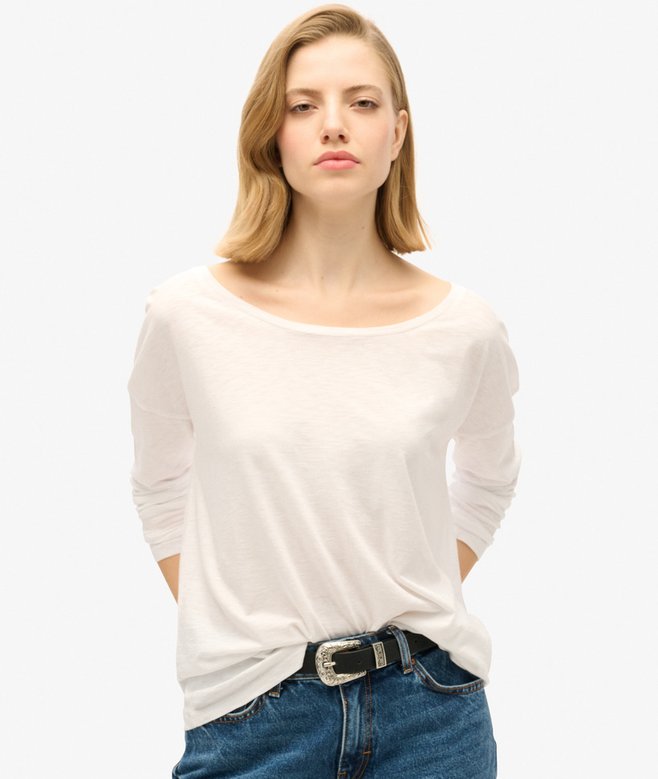 superdry Camiseta de punto de manga larga