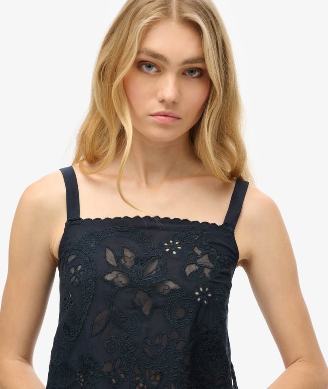 Superdry Camiseta De Tirantes Bordada Ibiza