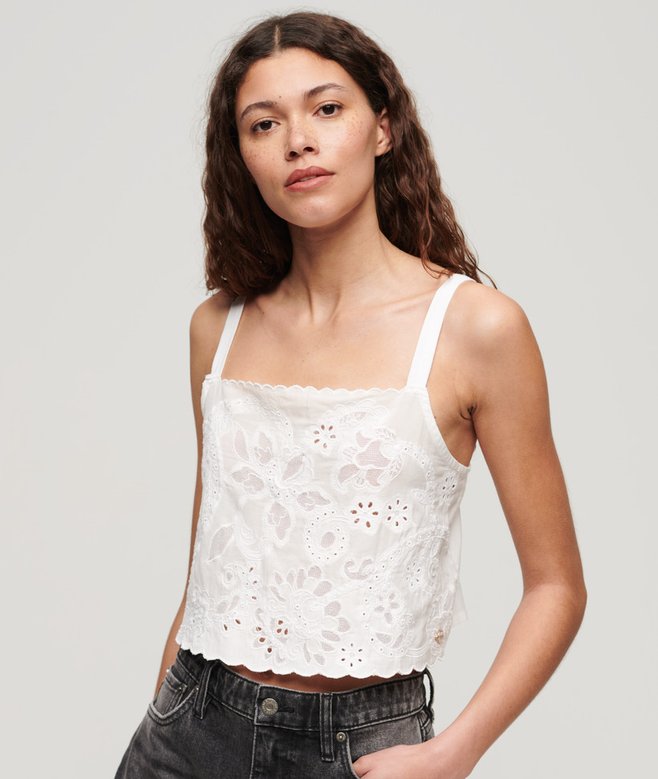 Superdry Camiseta De Tirantes Bordada Ibiza