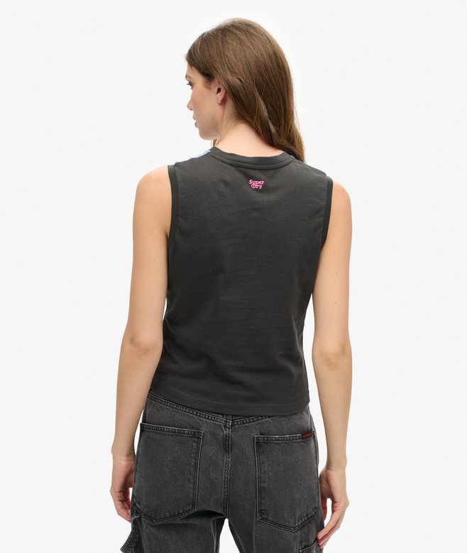 Superdry Camiseta De Tirantes Con Subestampado