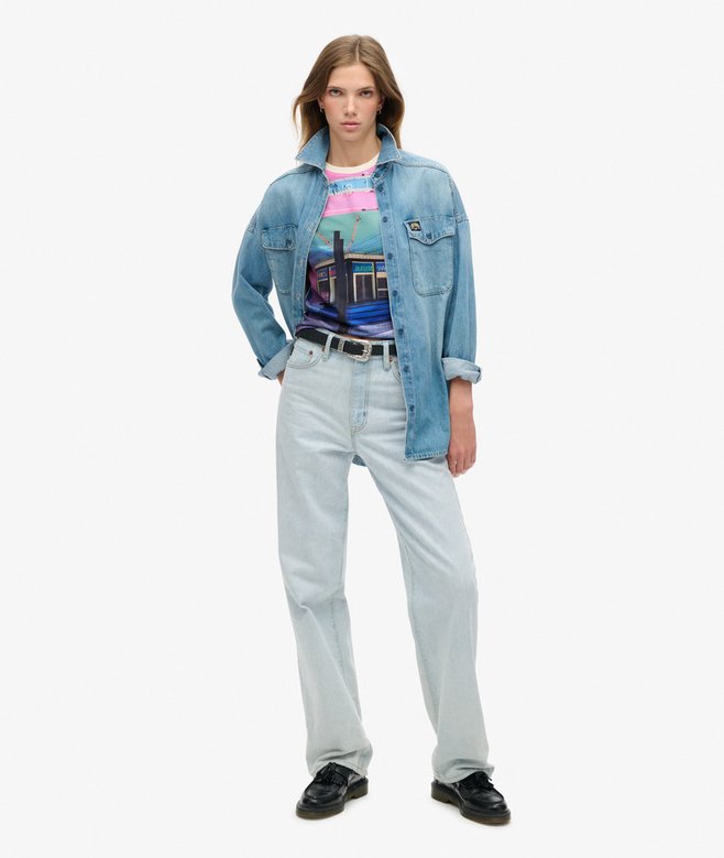 Superdry Camiseta De Tirantes Con Subestampado