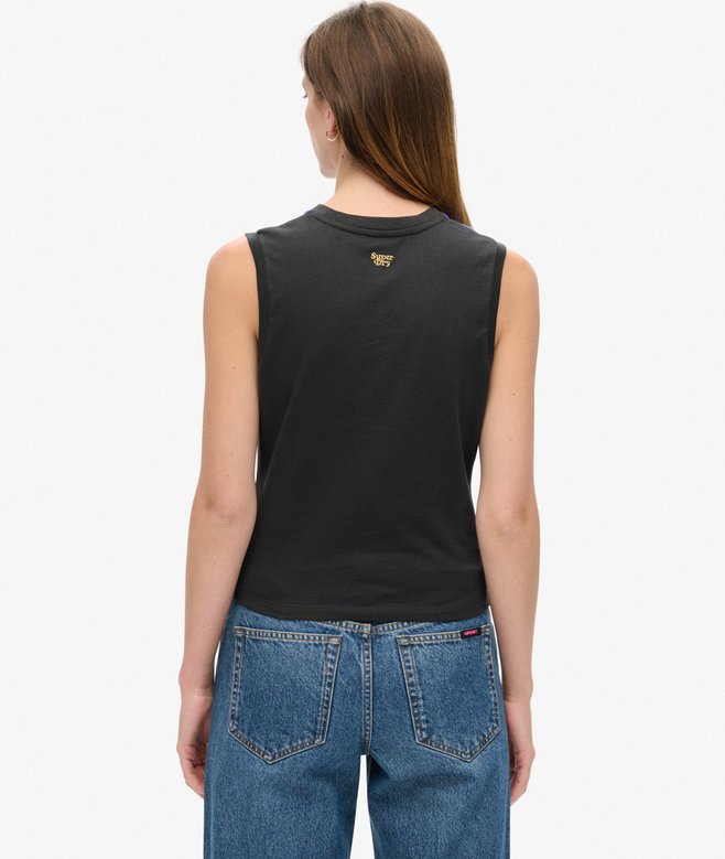 Superdry Camiseta De Tirantes Con Subestampado