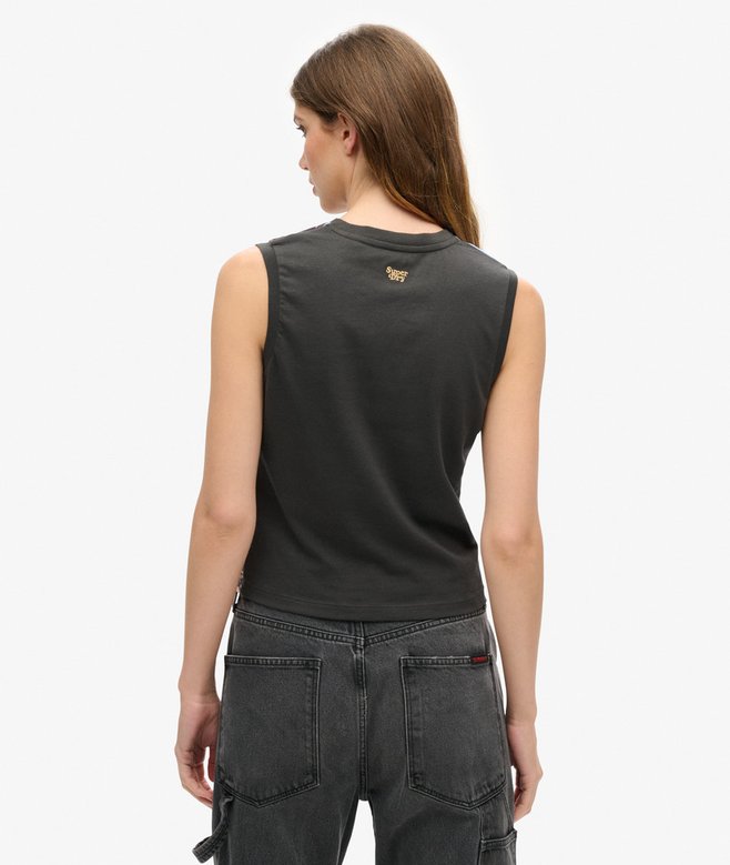 Superdry Camiseta De Tirantes Con Subestampado
