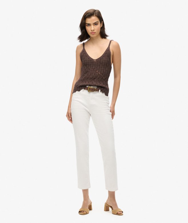 Superdry Camiseta De Tirantes De Ganchillo