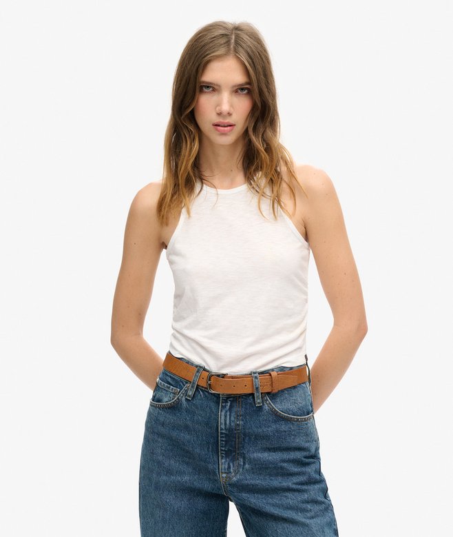 superdry Camiseta de tirantes fruncida